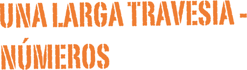 una larga travesia - números